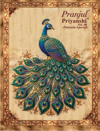 Pranjul priyanshi vol 40 wholesale cotton dress material in kolkata
